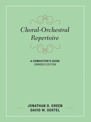 cover image of Choral-Orchestral Repertoire